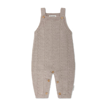 Salopette lana treccia Beige NannaFruFru