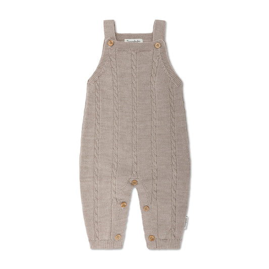 Salopette lana treccia Beige NannaFruFru