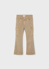 Pantalone twill cargo flare Mayoral bambina 4543