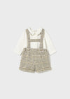 Completo pantalone corto con body per neonato Mayoral Newborn 2258