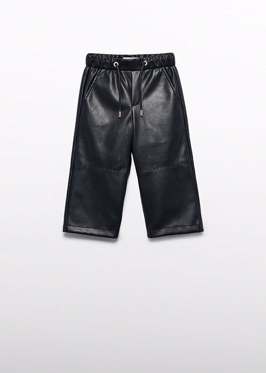 Pantalone culotte similpelle bambina Abel&Lula 5726
