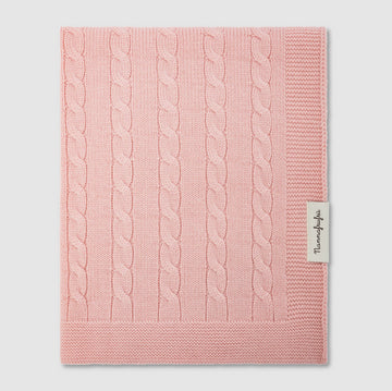 Coperta Treccia Rosa 715