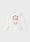 Maglietta con bambole bambina Mayoral 4011
