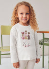 Maglietta con bambole bambina Mayoral 4011