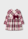 Vestito quadri velluto bambina Mayoral 4924