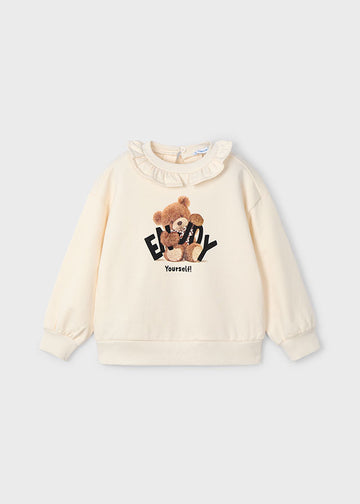 Felpa colletto volant bambina Mayoral 4430