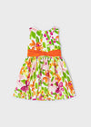 Vestito fiori con fiocco Mayoral bambina 3919