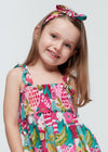 Vestito con fascia Mayoral bambina 3947