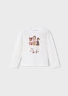 Maglietta con bambole bambina Mayoral 4011