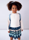 Vestito combined righe bambina Mayoral 4911